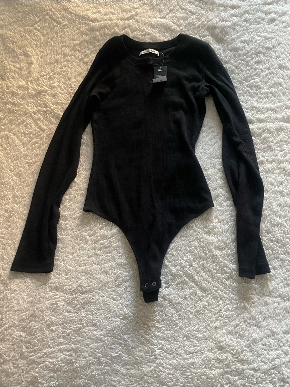 NWT Abercrombie & Fitch Long Sleeve Ribbed Bodysuit